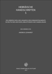 Abbildung von: Hebräische Handschriften - Franz Steiner Verlag