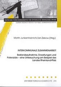 Abbildung von: Interkommunale Zusammenarbeit - Deutsches Forschungsinstitut für öffentliche Verwaltung Speyer