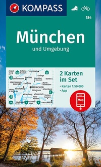 Abbildung von: KOMPASS Wanderkarten-Set 184 München und Umgebung (2 Karten) 1:50.000 - KOMPASS-Karten