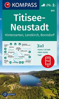 Abbildung von: KOMPASS Wanderkarte 893 Titisee-Neustadt 1:25.000 - KOMPASS-Karten