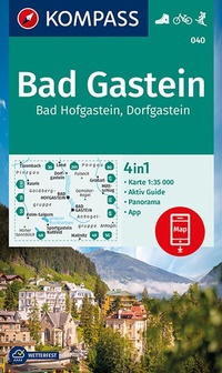 Abbildung von: KOMPASS Wanderkarte 040 Bad Gastein, Bad Hofgastein, Dorfgastein 1:35.000 - KOMPASS-Karten