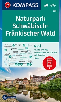 Abbildung von: KOMPASS Wanderkarte 773 Naturpark Schwäbisch-Fränkischer Wald 1:40.000 - KOMPASS-Karten