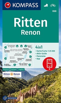 Abbildung von: KOMPASS Wanderkarte 068 Ritten, Renon 1:25.000 - KOMPASS-Karten