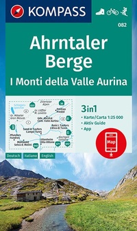 Abbildung von: KOMPASS Wanderkarte 082 Ahrntaler Berge, I Monti della Valle Aurina 1:25.000 - KOMPASS-Karten