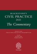 Abbildung von: Blackstone's Civil Practice 2021: The Commentary - Oxford University Press