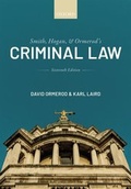 Cover: Smith, Hogan, and Ormerod's Criminal Law - Oxford University Press