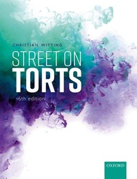 Enlarge image Cover: Street on Torts - Oxford University Press