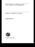Cover: The Nature of Research - Routledge