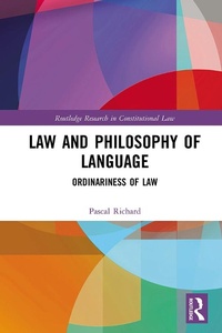 Abbildung von: Law and Philosophy of Language - Routledge