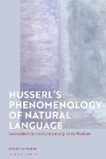 Cover: Husserl's Phenomenology of Natural Language - Bloomsbury Academic