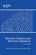 Cover: Electronic Evidence and Electronic Signatures - University of London Press