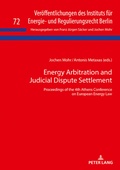 Bild: Energy Arbitration and Judicial Dispute Settlement - Peter Lang Verlag