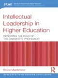 Cover: Intellectual Leadership in Higher Education - Routledge