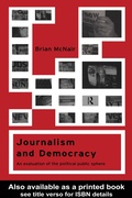 Cover: Journalism and Democracy - Routledge