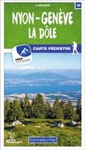 Cover: K&uuml;mmerly+Frey Wanderkarte 38 Nyon, Gen&egrave;ve 1:40.000 - Hallwag K&uuml;mmerly+Frey