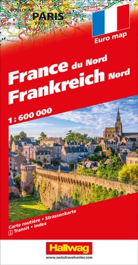 Abbildung von: Hallwag Strassenkarte Frankreich Nord 1:600.000 - Hallwag Kümmerly+Frey