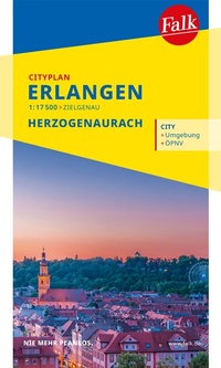 Abbildung von: Falk Cityplan Erlangen 1:17.500 - Falk ein Imprint von MAIRDUMONT