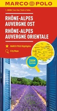 Cover: MARCO POLO Regionalkarte Rh&ocirc;ne-Alpes, Auvergne Ost 1:300.000 - MARCO POLO ein Imprint von MAIRDUMONT