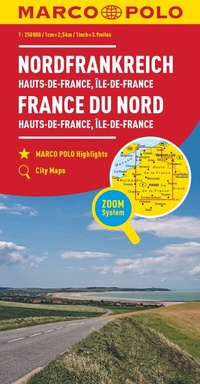Abbildung von: MARCO POLO Regionalkarte Hauts-de-France, Île-de-France 1:300.000 - MARCO POLO ein Imprint von MAIRDUMONT
