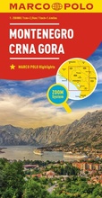Cover: MARCO POLO L&auml;nderkarte Montenegro 1:250.000 - MARCO POLO ein Imprint von MAIRDUMONT