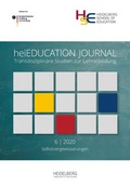 Cover: heiEDUCATION JOURNAL / Selbstvergewisserungen - Heidelberg University Publishing
