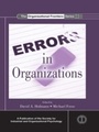Cover: Errors in Organizations - Routledge