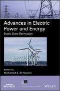 Cover: Advances in Electric Power and Energy - Wiley