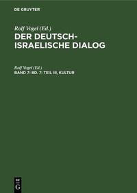 Bild: Bd. 7: Teil III, Kultur - De Gruyter Saur
