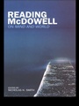 Cover: Reading McDowell - Routledge