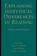 Cover: Explaining Individual Differences in Reading - Psychology Press Ltd