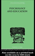 Cover: Psychology And Education - Routledge