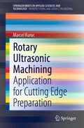 Cover: Rotary Ultrasonic Machining - Springer