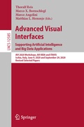Cover: Advanced Visual Interfaces. Supporting Artificial Intelligence and Big Data Applications - Springer