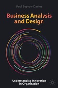 Cover: Business Analysis and Design - Palgrave Macmillan