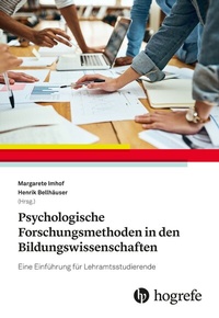 Abbildung von: Psychologische Forschungsmethoden in den Bildungswissenschaften - Hogrefe