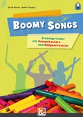 Cover: Boomy Songs. Groovige Lieder mit Boomwhackers und Bodypercussion - Helbling Verlag