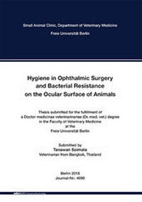 Abbildung von: Hygiene in Ophthalmic Surgery and Bacterial Resistance on the Ocular Surface of Animals - Mensch & Buch