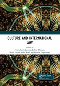 Cover: Culture and International Law - CRC Press