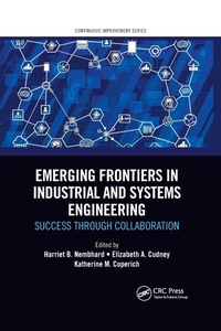 Enlarge image Cover: Emerging Frontiers in Industrial and Systems Engineering - CRC Press