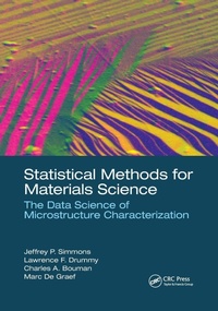 Enlarge image Cover: Statistical Methods for Materials Science - CRC Press