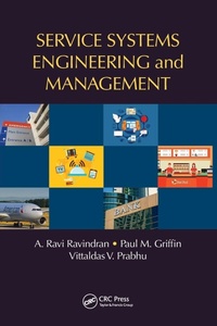 Enlarge image Cover: Service Systems Engineering and Management - CRC Press