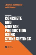 Cover: Concrete and Mortar Production using Stone Siftings - CRC Press