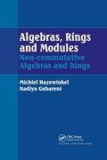Cover: Algebras, Rings and Modules - CRC Press
