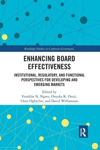 Enlarge image Cover: Enhancing Board Effectiveness - Routledge