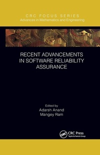 Enlarge image Cover: Recent Advancements in Software Reliability Assurance - CRC Press