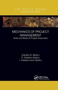 Enlarge image Cover: Mechanics of Project Management - CRC Press