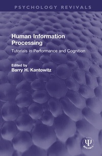 Enlarge image Cover: Human Information Processing - Routledge