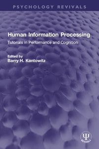 Abbildung von: Human Information Processing - Routledge