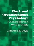 Cover: Work and Organizational Psychology - Routledge