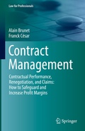 Cover: Contract Management - Springer